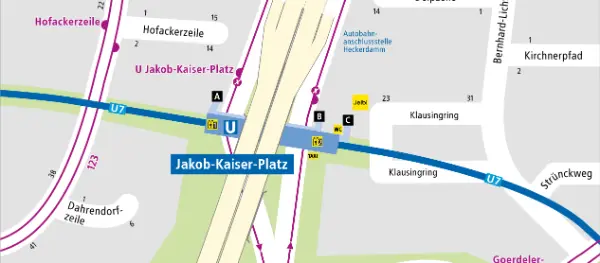 U JakobKaiserPlatz Haltestelleninfo BVG